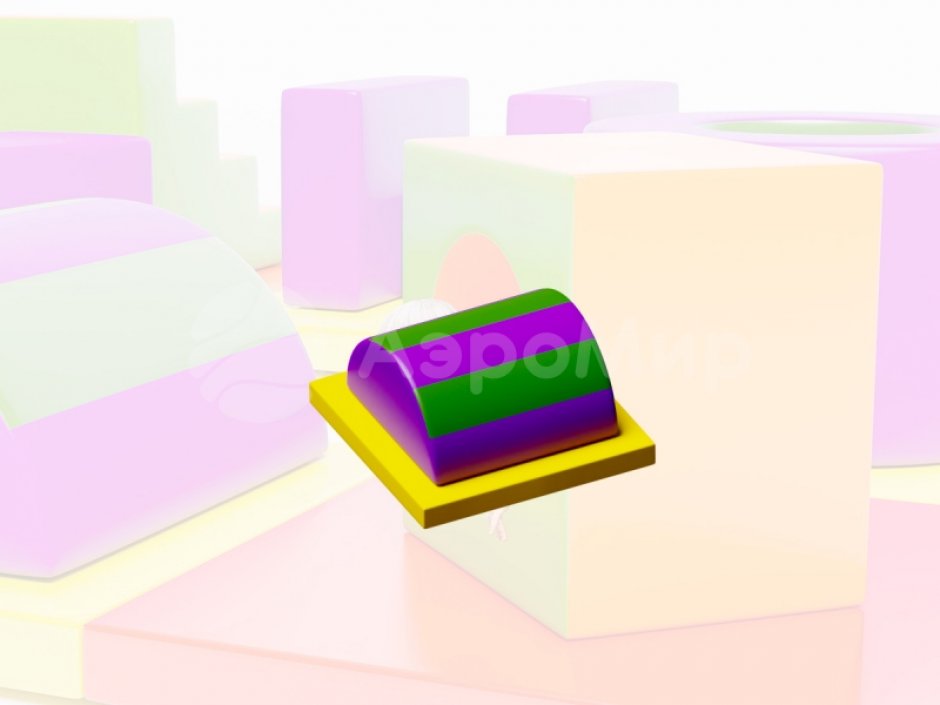 Мягкий игровой модуль Бревно - элемент мягкой полосы