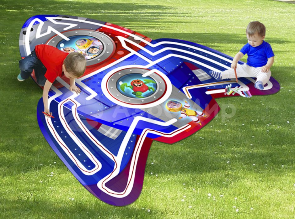 Напольный лабиринт Ракета