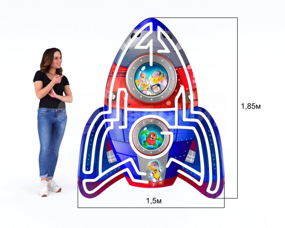 Напольный лабиринт Ракета