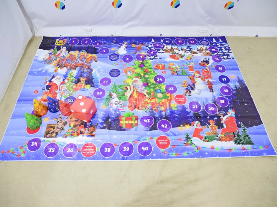 Напольная игра бродилка 3 х 4,5 м