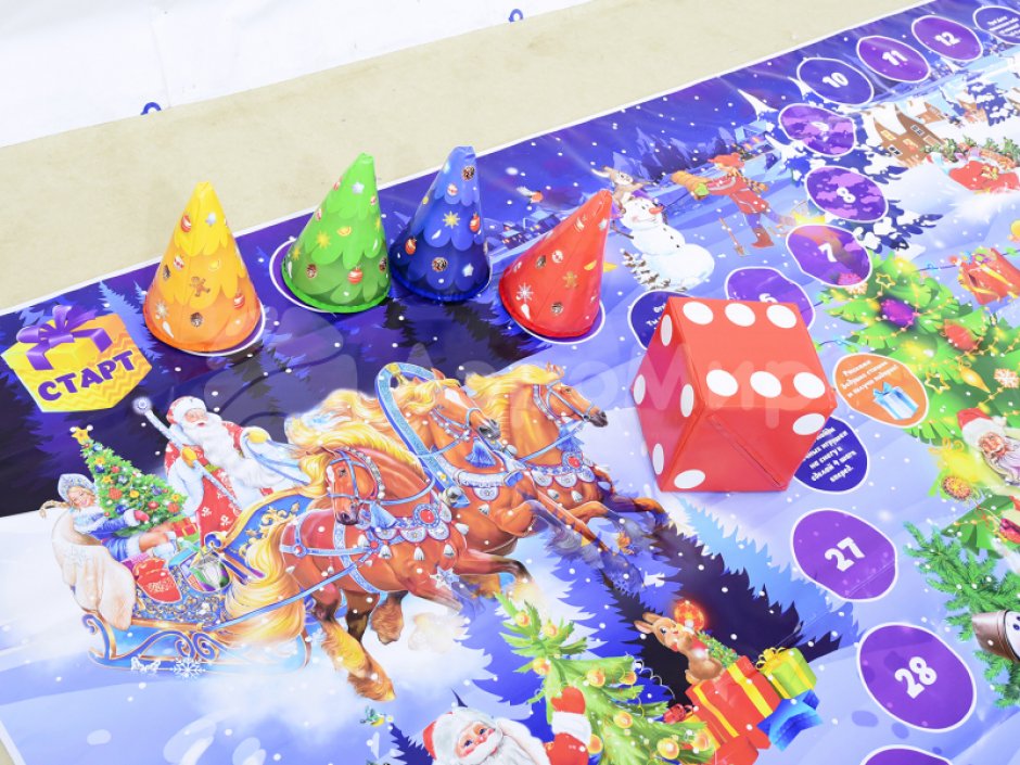 Напольная игра бродилка 3 х 4,5 м