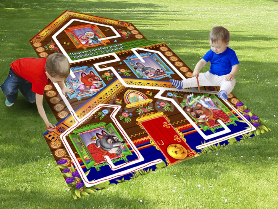 Напольный лабиринт Теремок