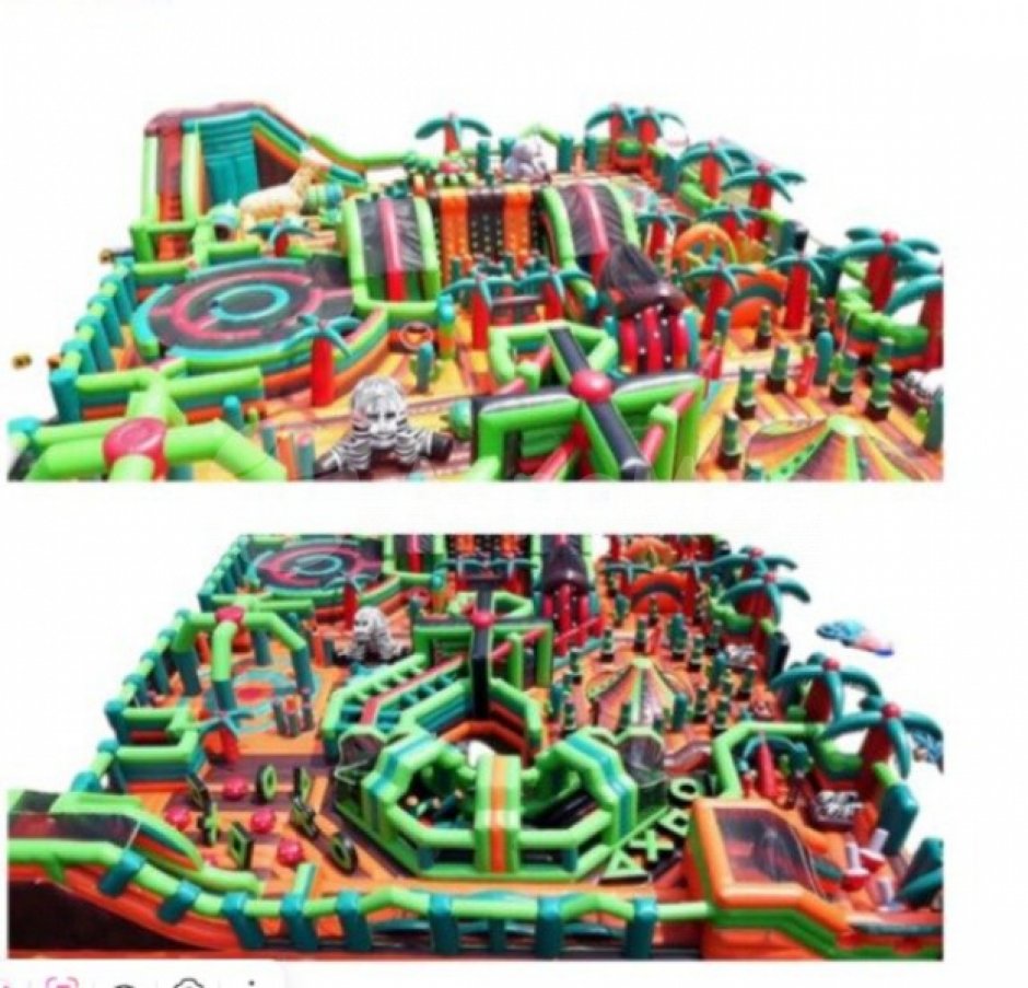 надувной парк