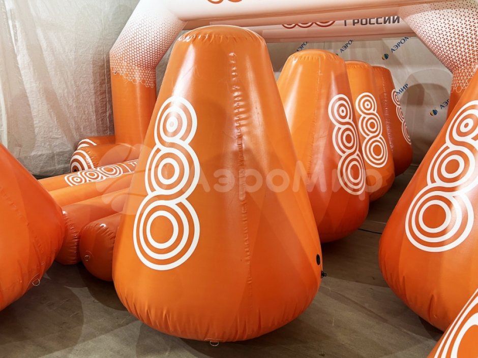 Надувные буйки с нанесением логотипа