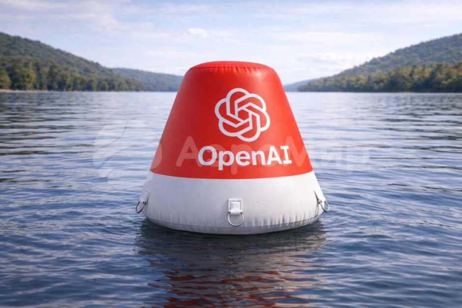 Надувной буй с логотипом