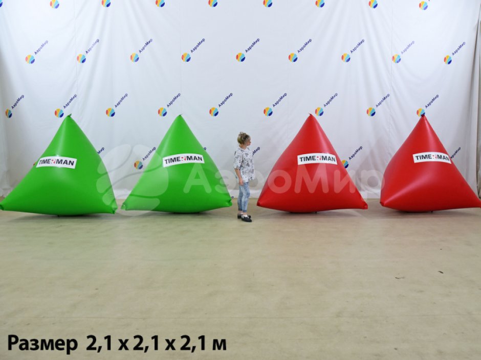 Надувная тактическая фигура Конверт средний (Dorito medium) для игры в пейнтбол, нёрф, лазертаг и арчеритаг