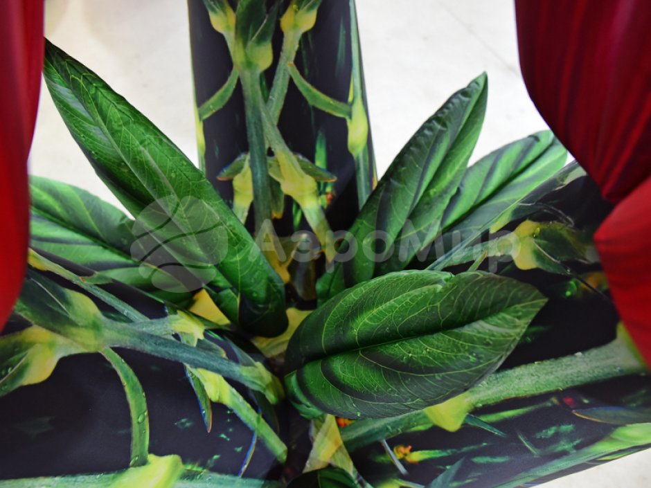 Надувной цветок Гвоздика — торжественное оформление Дня Победы