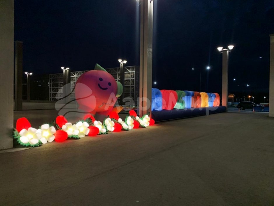 Надувные буквы и цифры больших размеров