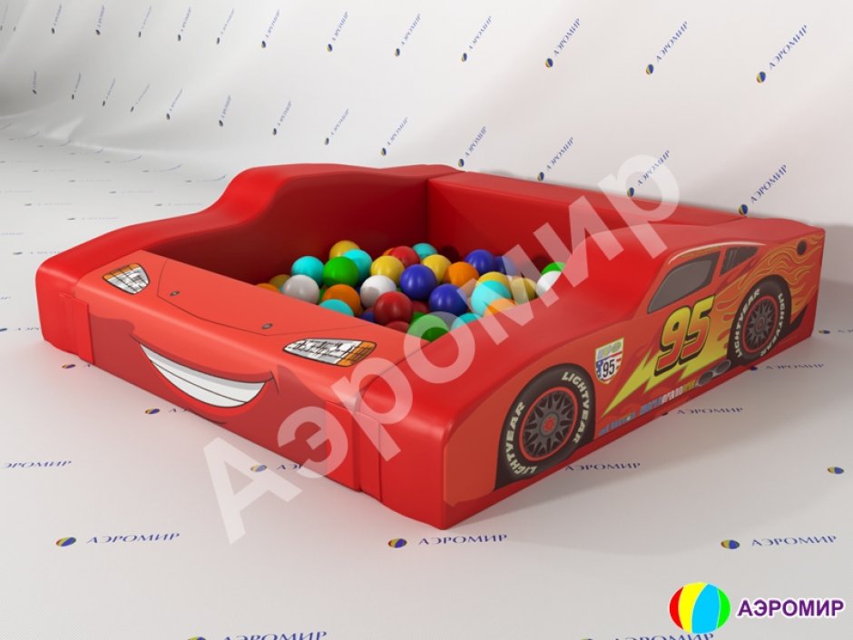 Квадратный сухой бассейн «Машина»