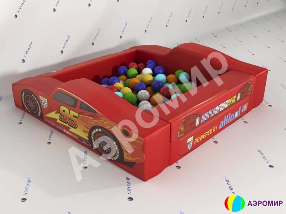 Квадратный сухой бассейн «Машина»