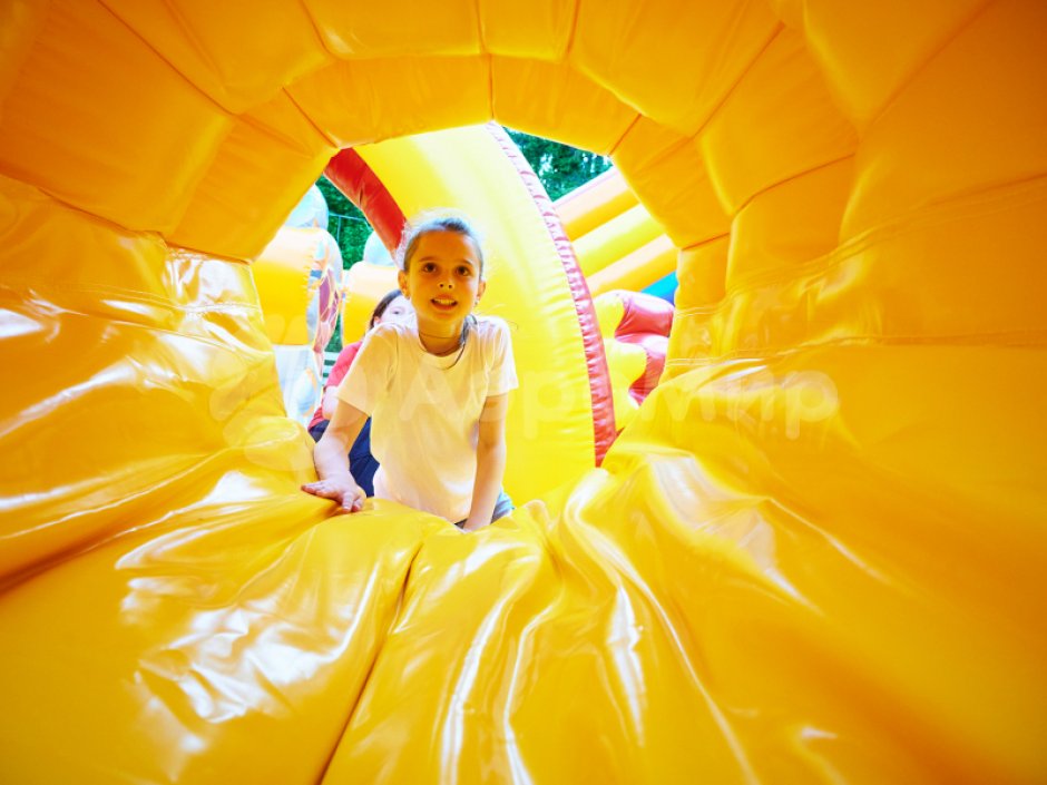 Коммерческий надувной Царь батут, площадью 100 м²