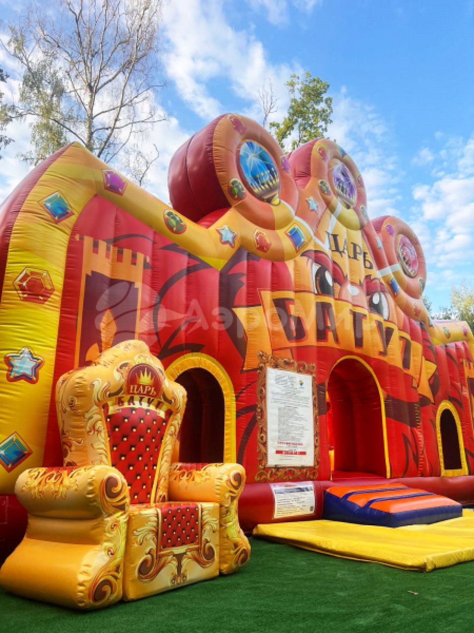Коммерческий надувной Царь батут, площадью 100 м²