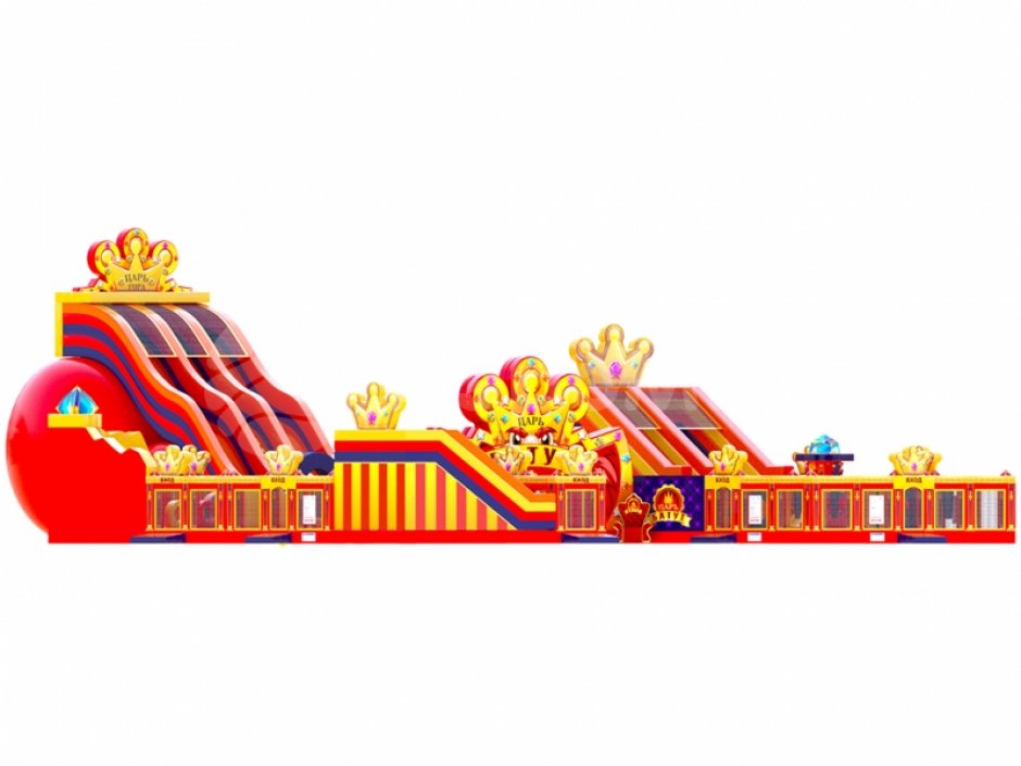 Надувной парк — Царь батут, площадью >500 м²