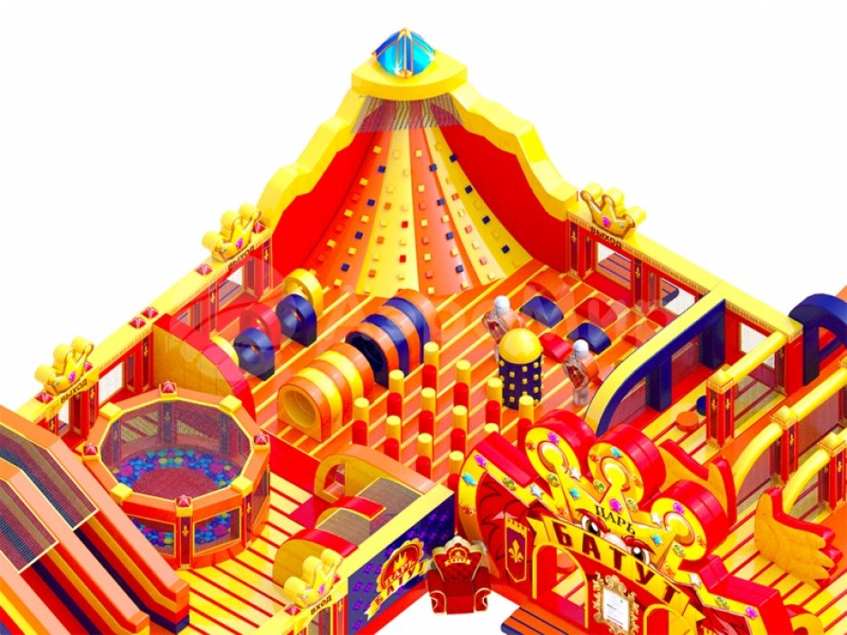 Надувной парк — Царь батут, площадью >500 м²