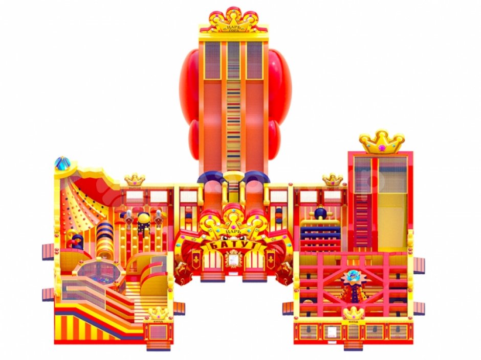 Надувной парк — Царь батут, площадью >500 м²