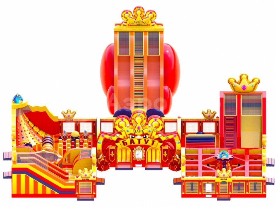 Надувной парк — Царь батут, площадью >500 м²