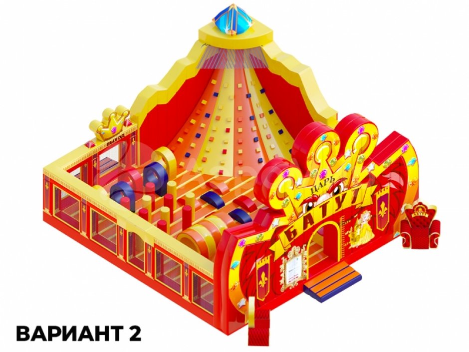 Коммерческий надувной Царь батут, площадью 100 м²