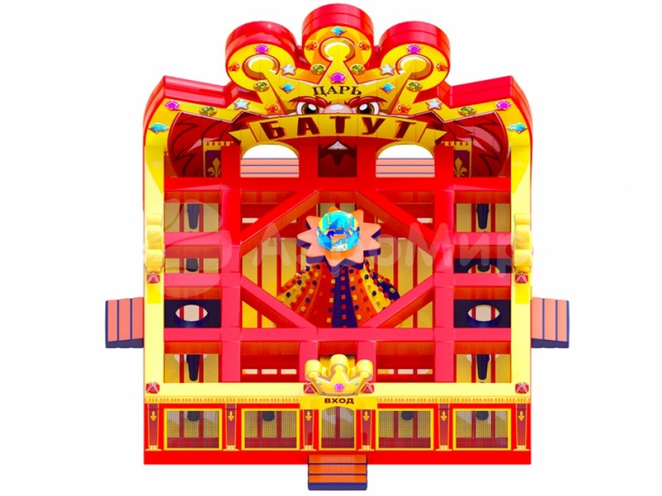 Коммерческий надувной Царь батут, площадью 100 м²
