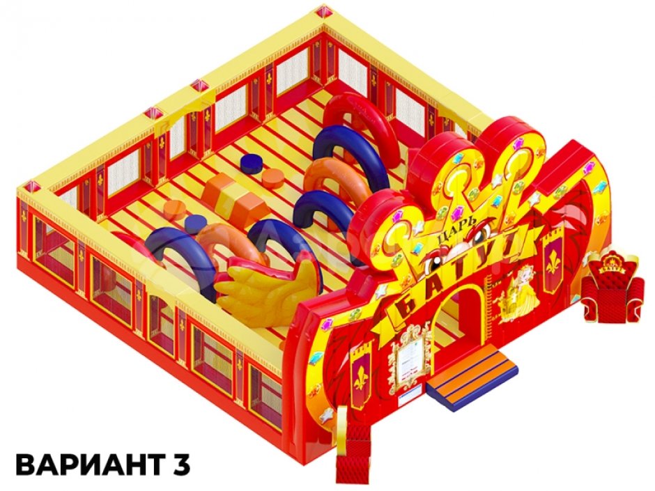 Коммерческий надувной Царь батут, площадью 100 м²