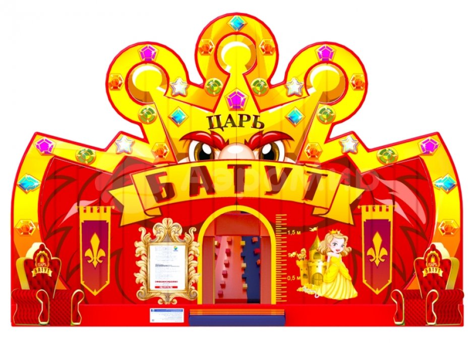 Коммерческий надувной Царь батут, площадью 100 м²