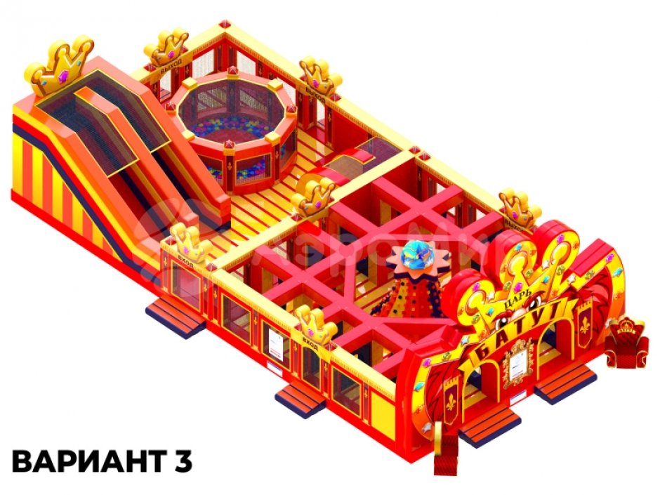 Коммерческий надувной Царь батут, площадью 200 м²