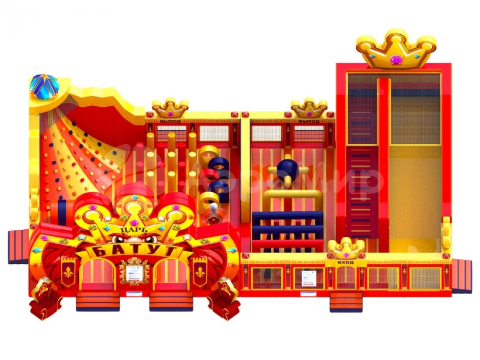 Коммерческий надувной Царь батут, площадью 200 м²