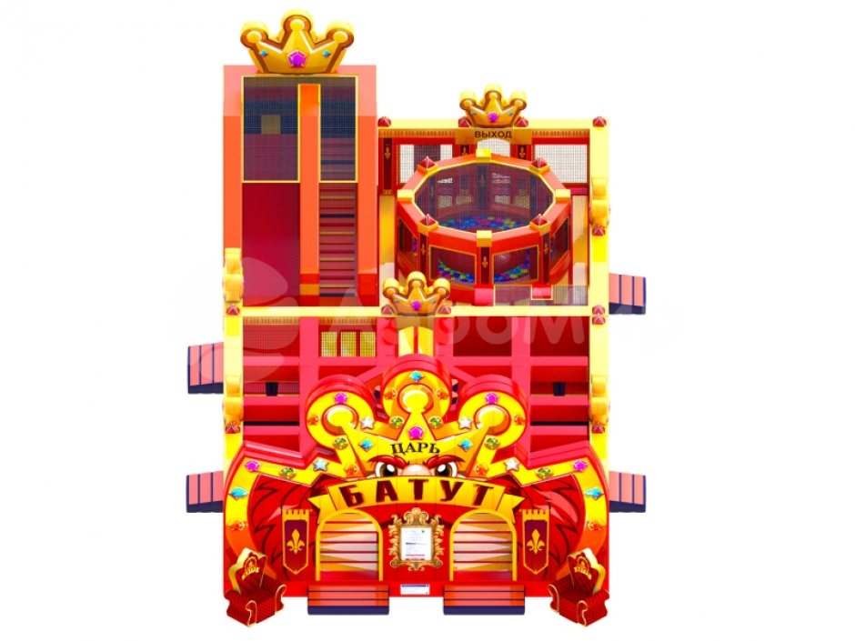 Коммерческий надувной Царь батут, площадью 200 м²