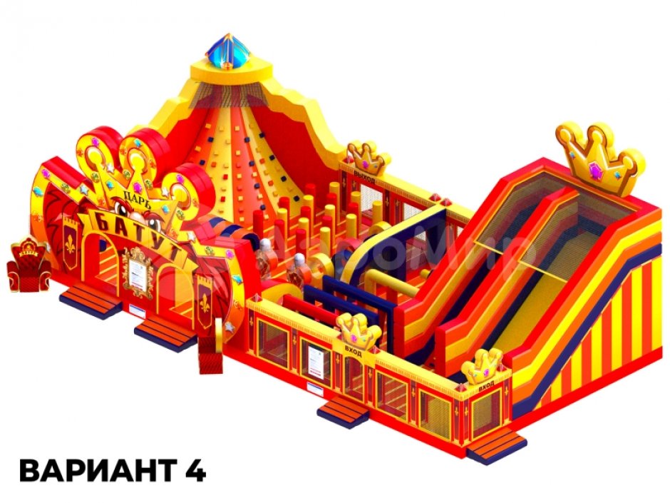 Коммерческий надувной Царь батут, площадью 200 м²