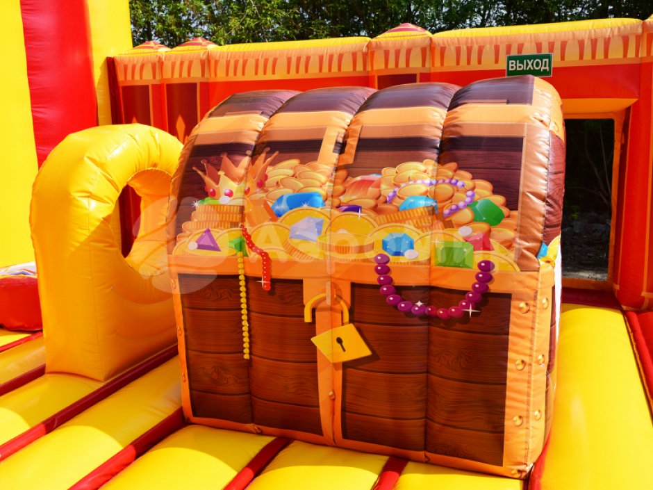 Коммерческий надувной Царь батут, площадью 100 м²