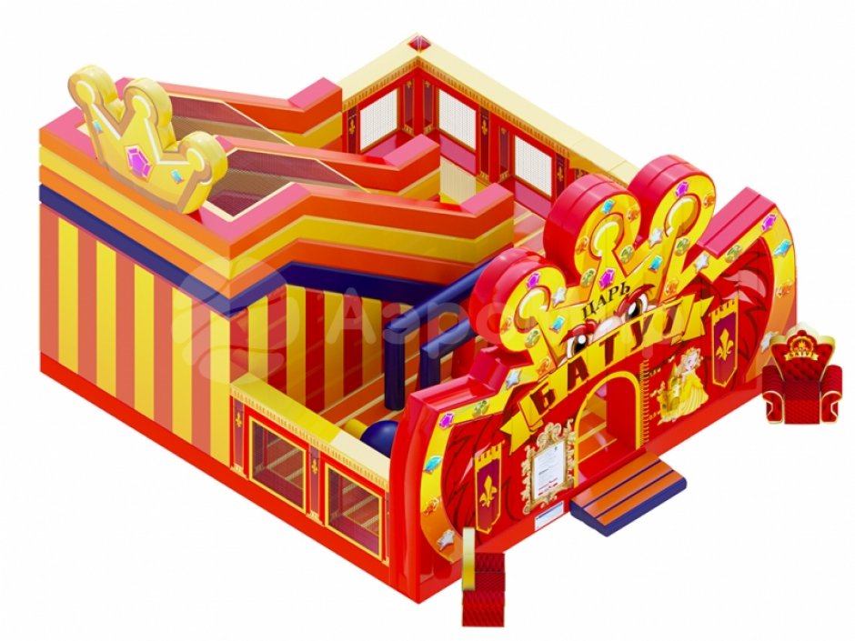 Коммерческий надувной Царь батут, площадью 100 м²