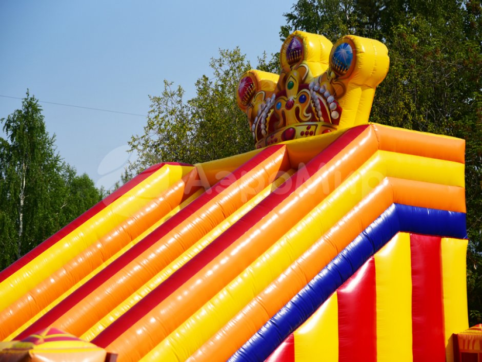 Коммерческий надувной Царь батут, площадью 100 м²