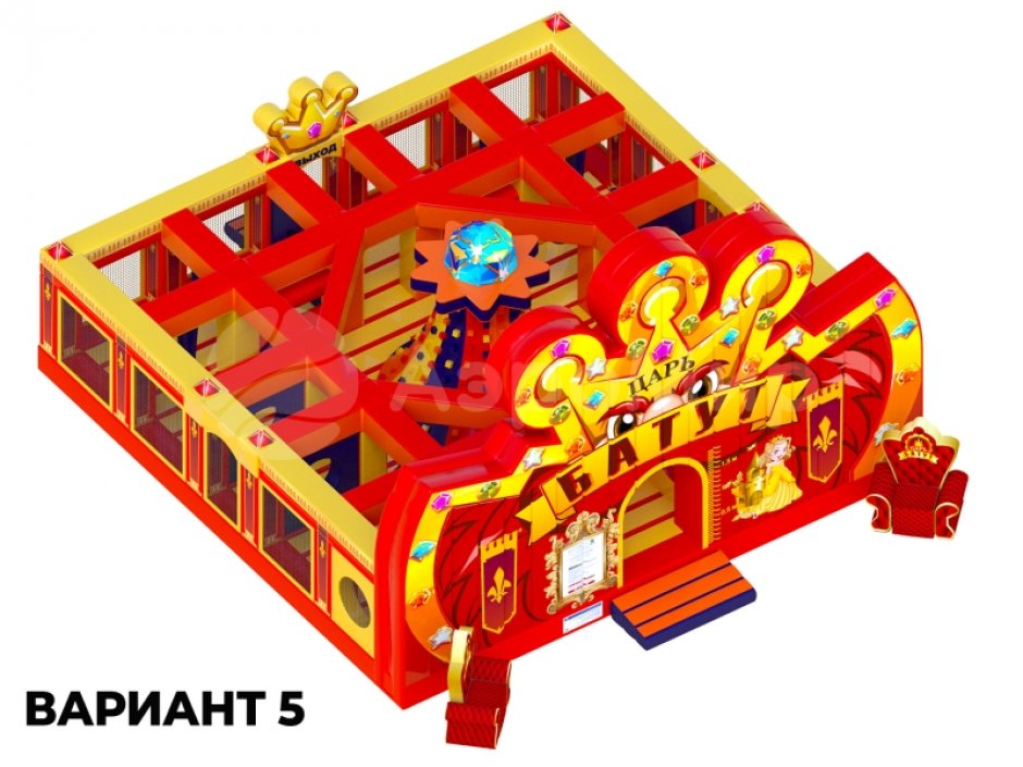 Коммерческий надувной Царь батут, площадью 100 м²