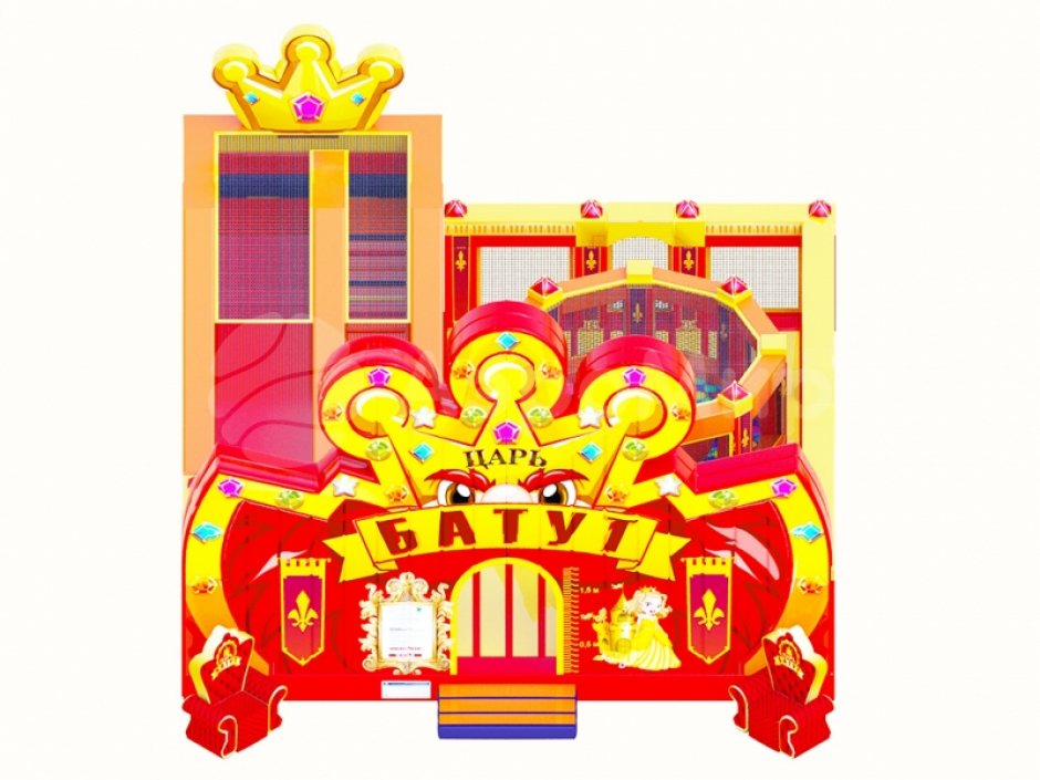 Коммерческий надувной Царь батут, площадью 100 м²
