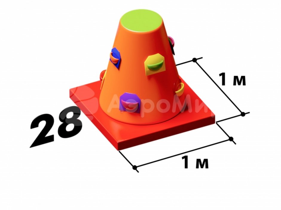 Мягкий игровой модуль Гора - элемент мягкой полосы