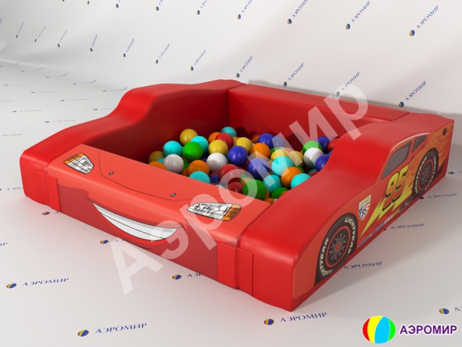 Квадратный сухой бассейн «Машина»