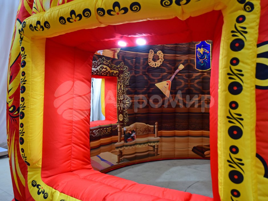 Надувной чайник-дом — для праздников, выставок и торговли