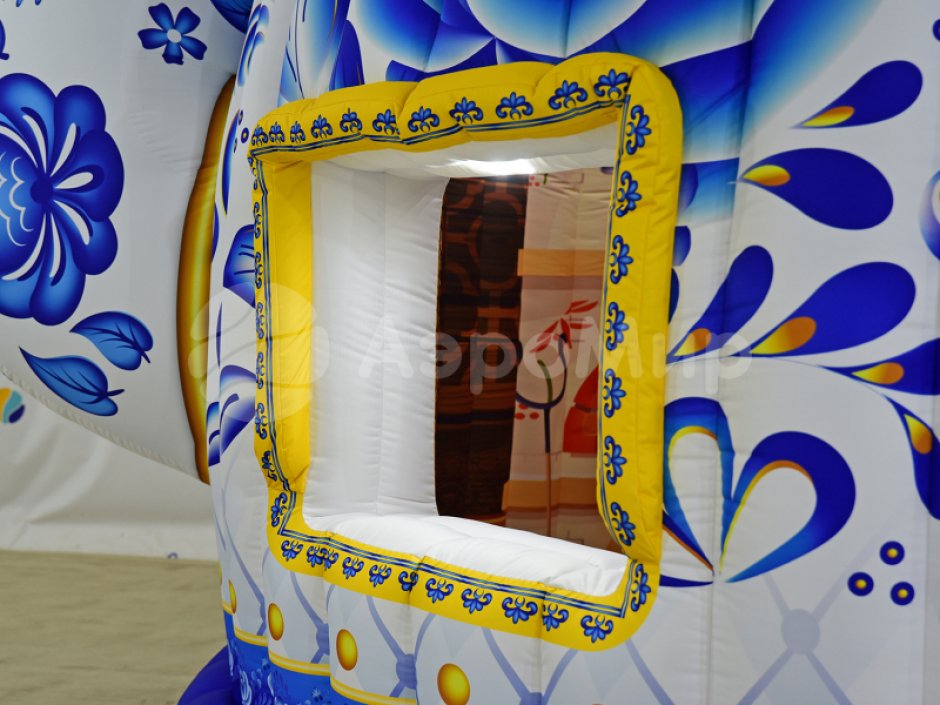 Надувной чайник-дом — для праздников, выставок и торговли