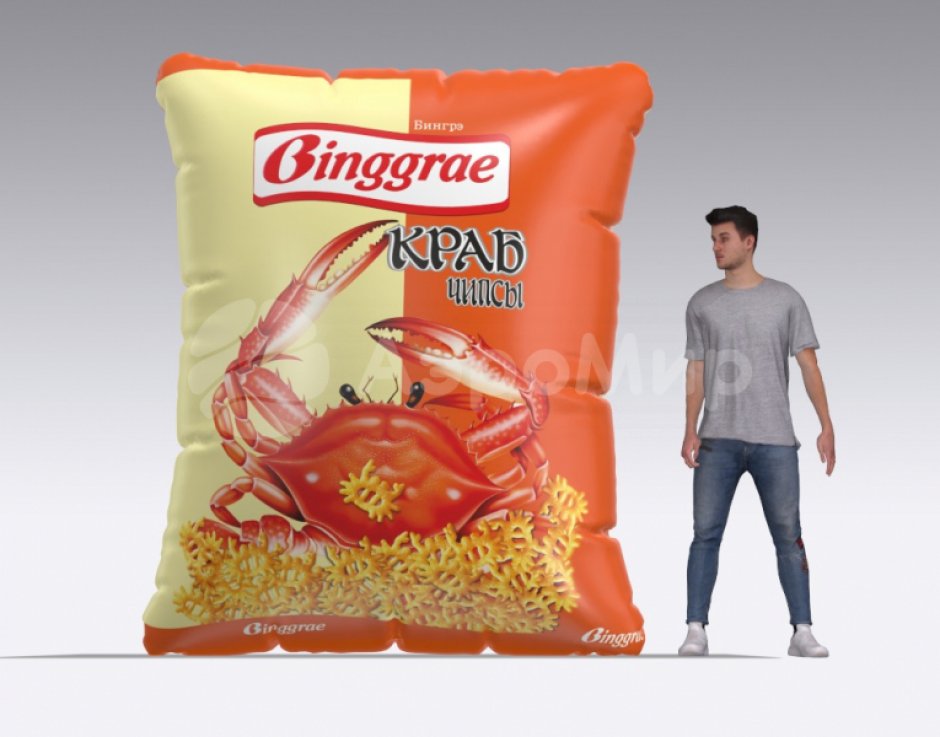 Надувная пачка чиспов