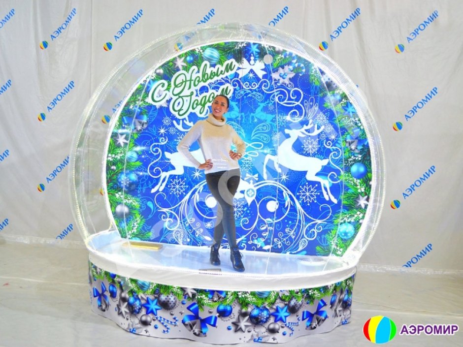 Эксклюзивный комплект Чудо-шар — прозрачная WOW-сфера с Ø3м