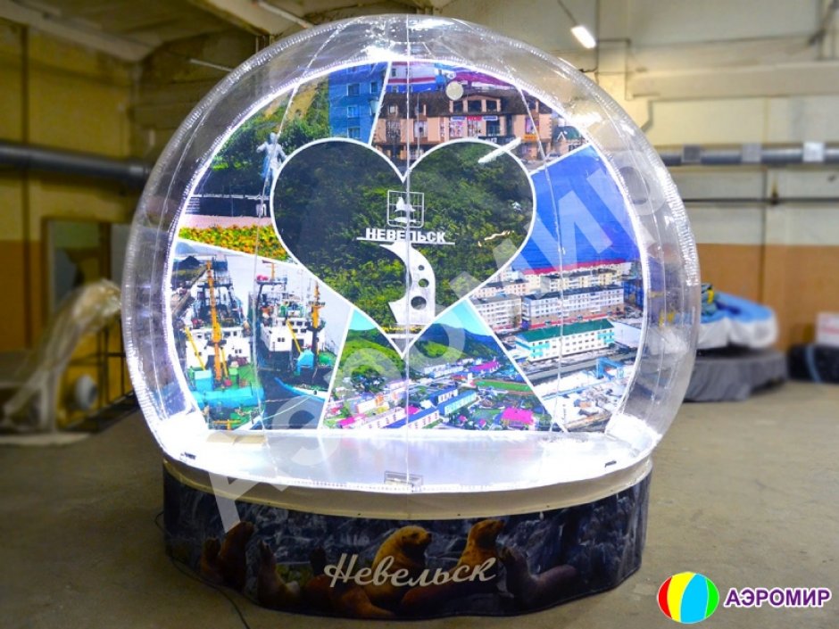 Эксклюзивный комплект Чудо-шар — прозрачная WOW-сфера с Ø3м