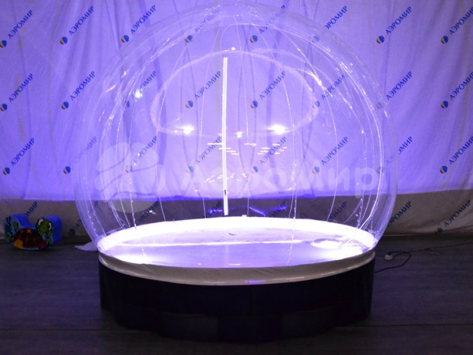 Базовый комплект Чудо-шар — прозрачная WOW-сфера с Ø4м