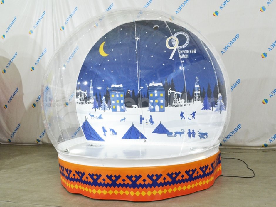 Эксклюзивный комплект Чудо-шар — прозрачная WOW-сфера с Ø3м