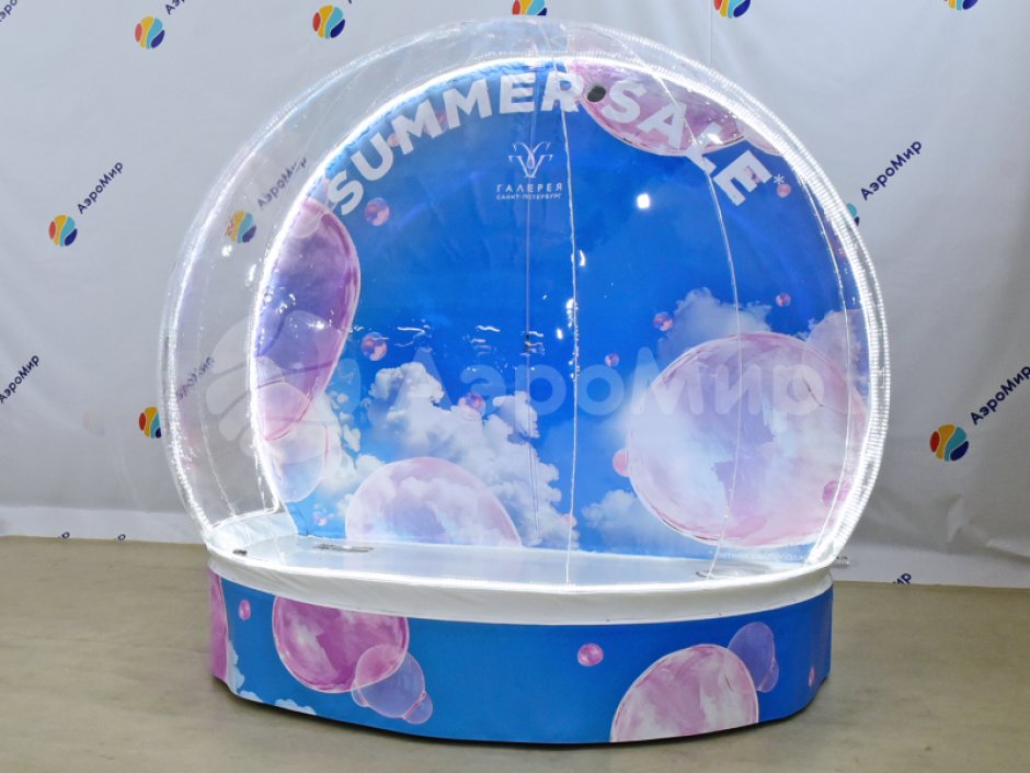 Эксклюзивный комплект Чудо-шар — прозрачная WOW-сфера с Ø3м