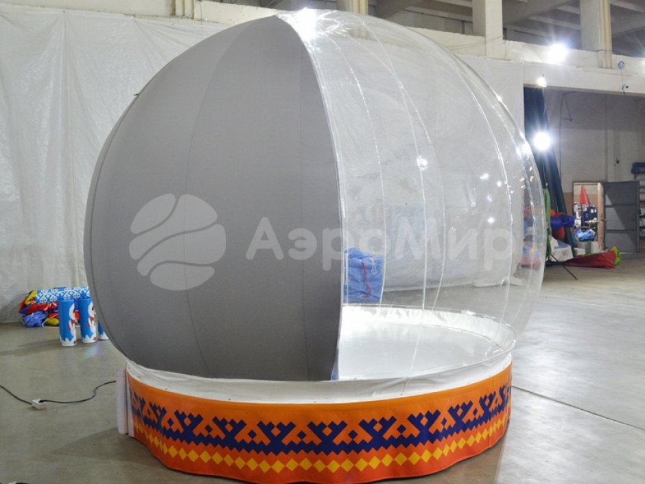 Премиум комплект Чудо-шар — прозрачная WOW-сфера с Ø3м