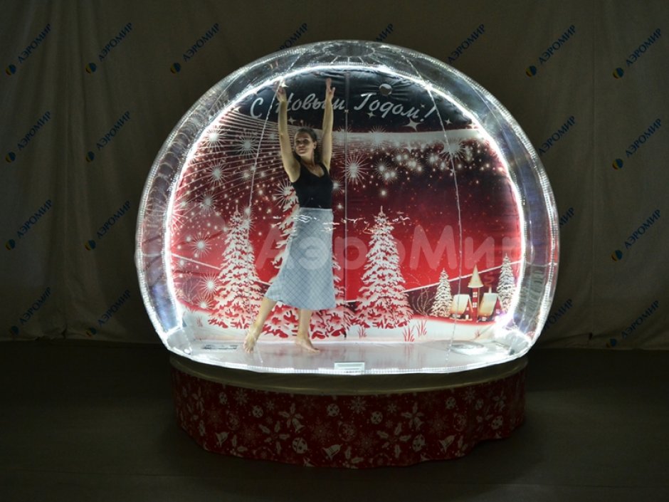 Эксклюзивный комплект Чудо-шар — прозрачная WOW-сфера с Ø3м