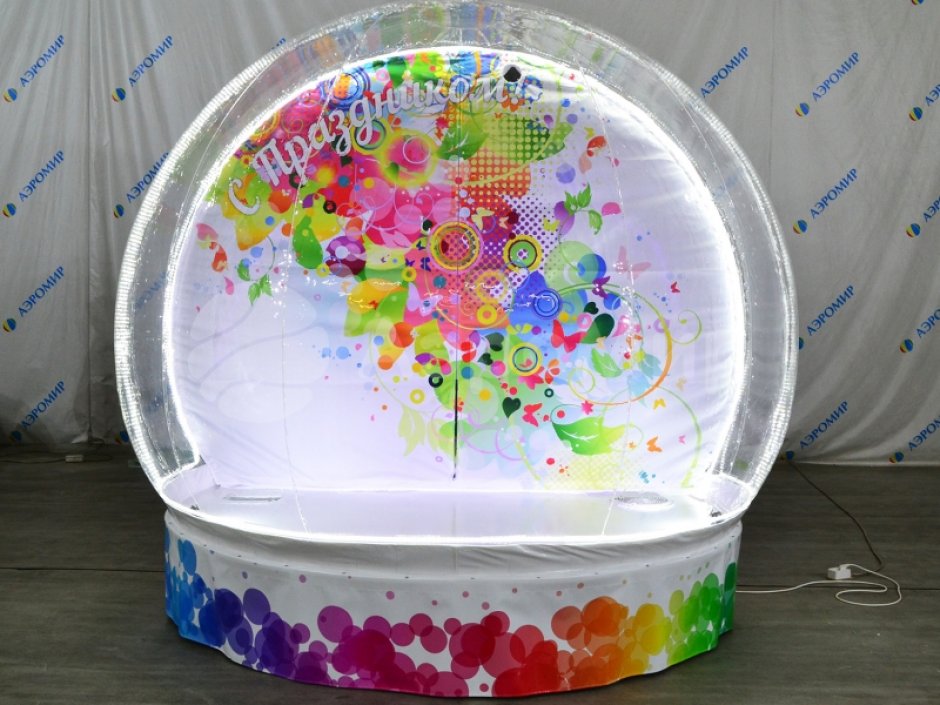 Эксклюзивный комплект Чудо-шар — прозрачная WOW-сфера с Ø3м