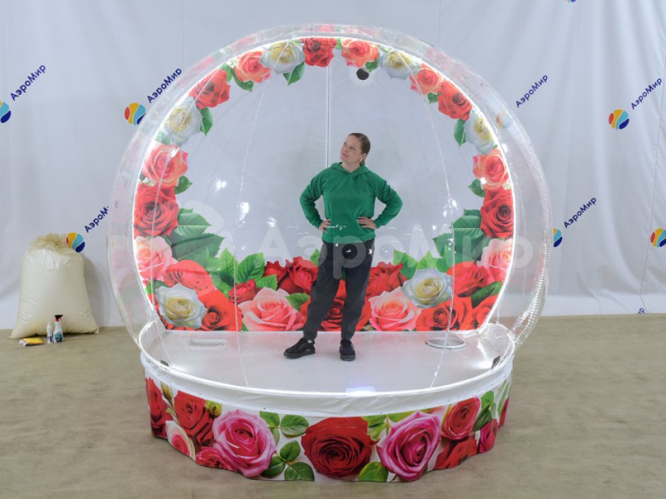 Эксклюзивный комплект Чудо-шар — прозрачная WOW-сфера с Ø3м