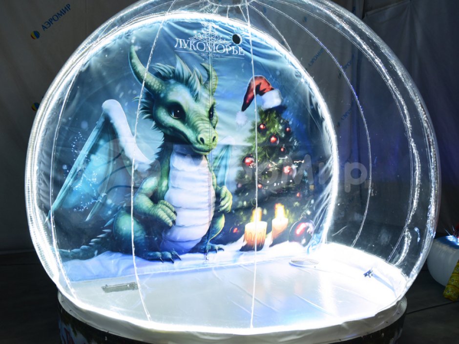 Эксклюзивный комплект Чудо-шар — прозрачная WOW-сфера с Ø3м