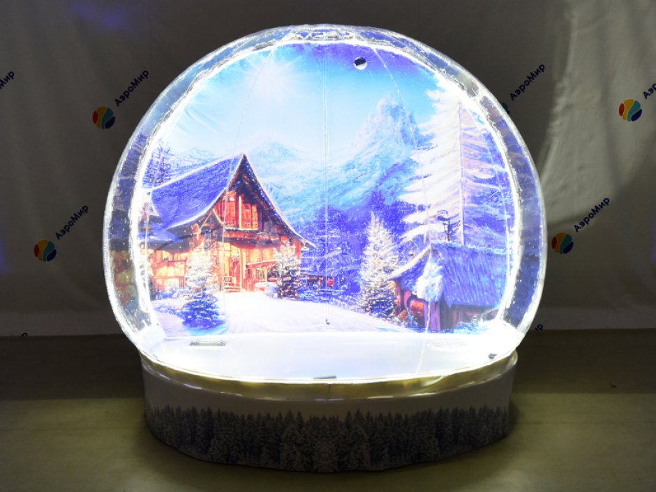 Эксклюзивный комплект Чудо-шар — прозрачная WOW-сфера с Ø3м