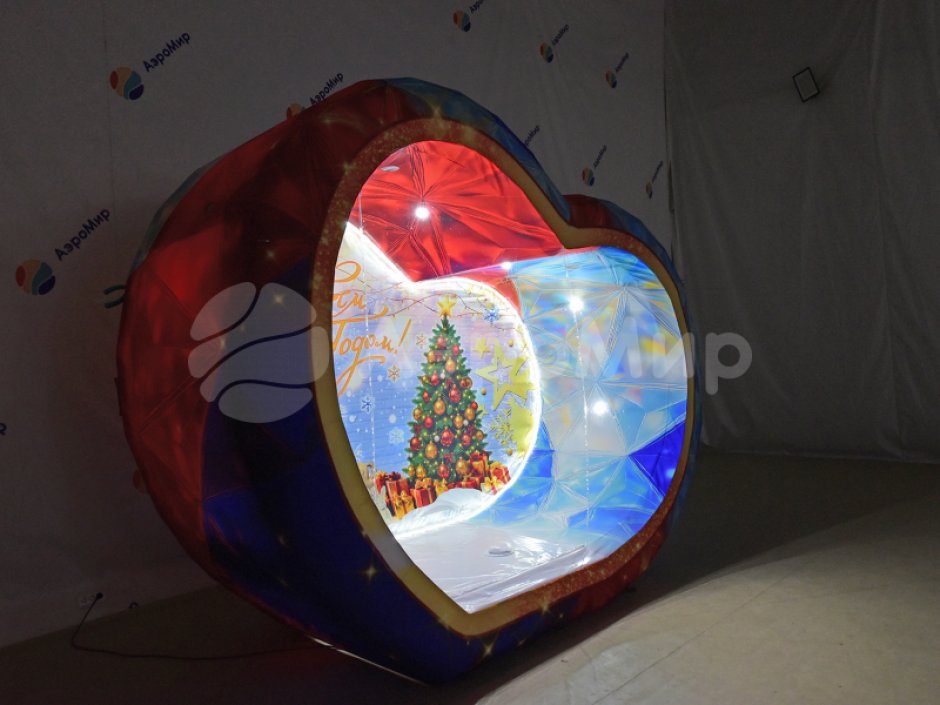 Надувная фотозона Сердце